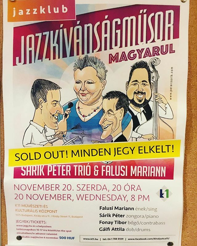 Live this Sold Out stuff. 😎 🎹 youtube.com/SarikPeter

#petersarik #petersariktrio #jazz #jazz🎷#ilovejazz #budapest #hungarianjazz#jazztrio #jazzpiano #jazzpianist#jazzmusician #jazzmusicians#thecasualjazzer #magyar #magyarjazz#jazzgallery ift.tt/2r95WxW