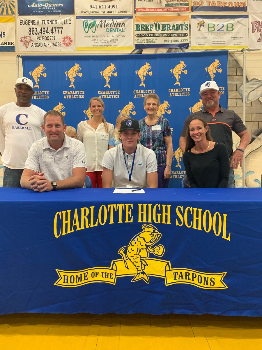 Congratulations to Cameron Koch on signing to play baseball at FSW. Tarpon  Proud, image size:900x1200