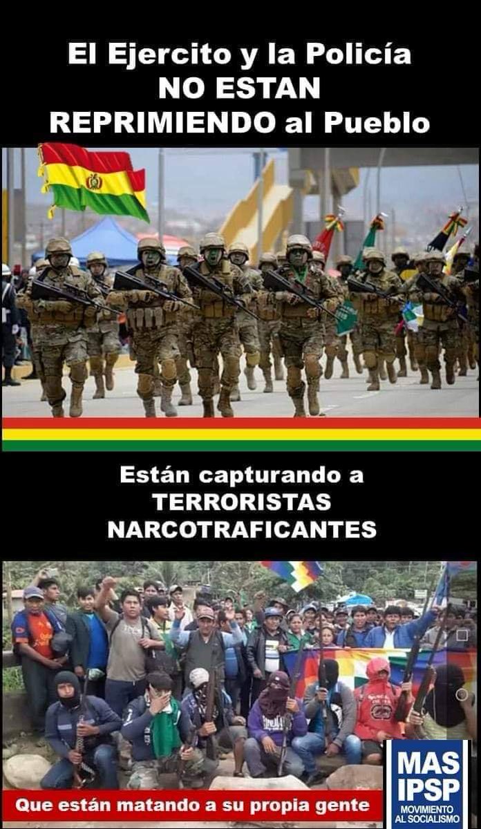 #Fdelrincon 
#EvoTerrorista sigue ordenando a sus ordas masivas, #CNNEspanol