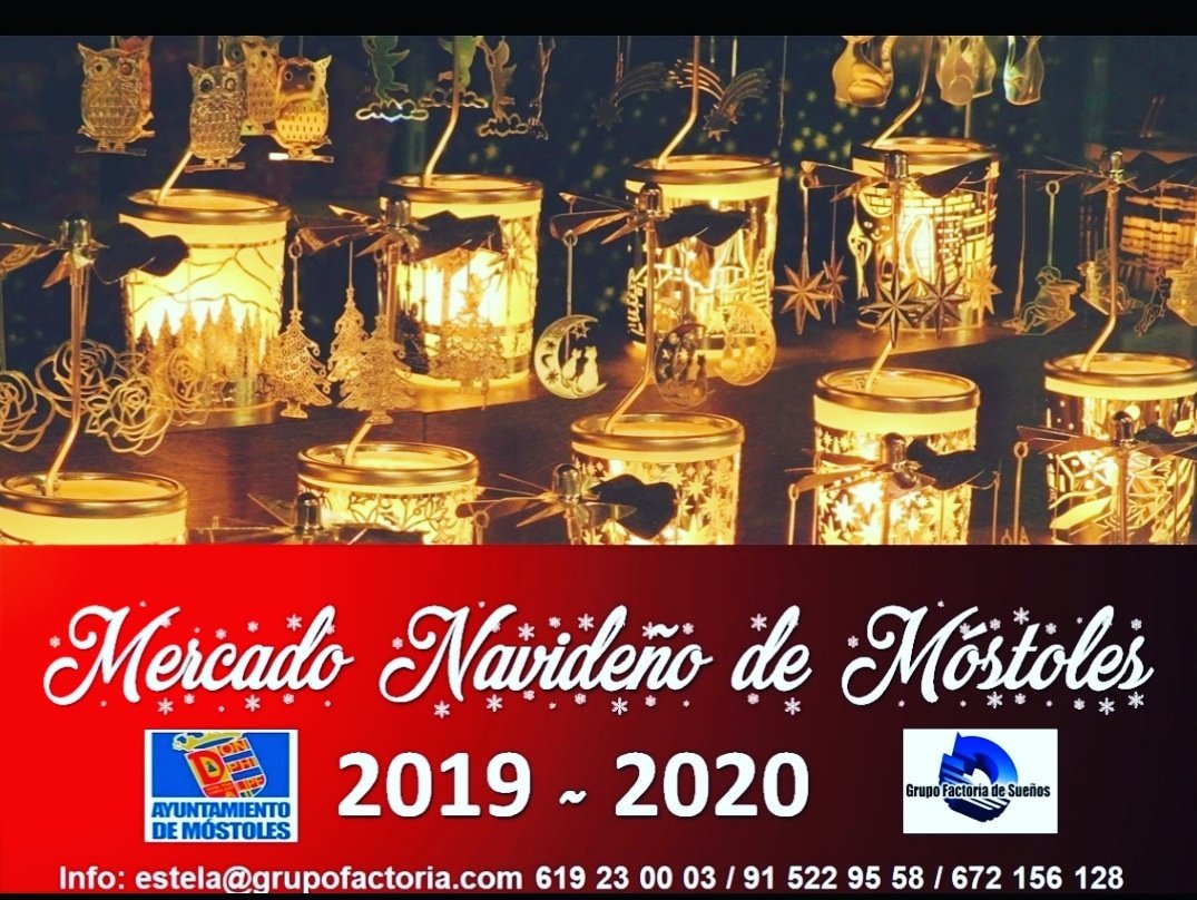 * SOLO 3 ÚLTIMAS CASETAS 🎅🎄MERCADO NAVIDEÑO DE MÓSTOLES🌲 Plaza Pradillo y Avda 2 de Mayo del 5 de dic al 6 de enero de 2020 📲 Info 91 522 95 58/672 156 128 📧  estela@grupofactoria.com
#mostoles #mercadillo #mercado #mercados #mercadoDeNavidad #mercadonavidad #mercadoNavideño
