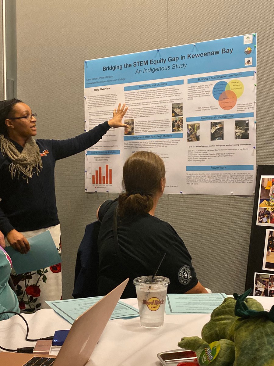 KarenC7262's tweet image. Presenting on STEM Equity in Indigenous Communities. Over $7,000 in collaborative funds from NSF, building a sustainable community. Big Impact in small communities .  #TCUs #Nativehighered #ATD_DREAM @AchieveTheDream @collegefund #NativeECESTEM @NAEYC #ForTheWisdomOfTheChildren