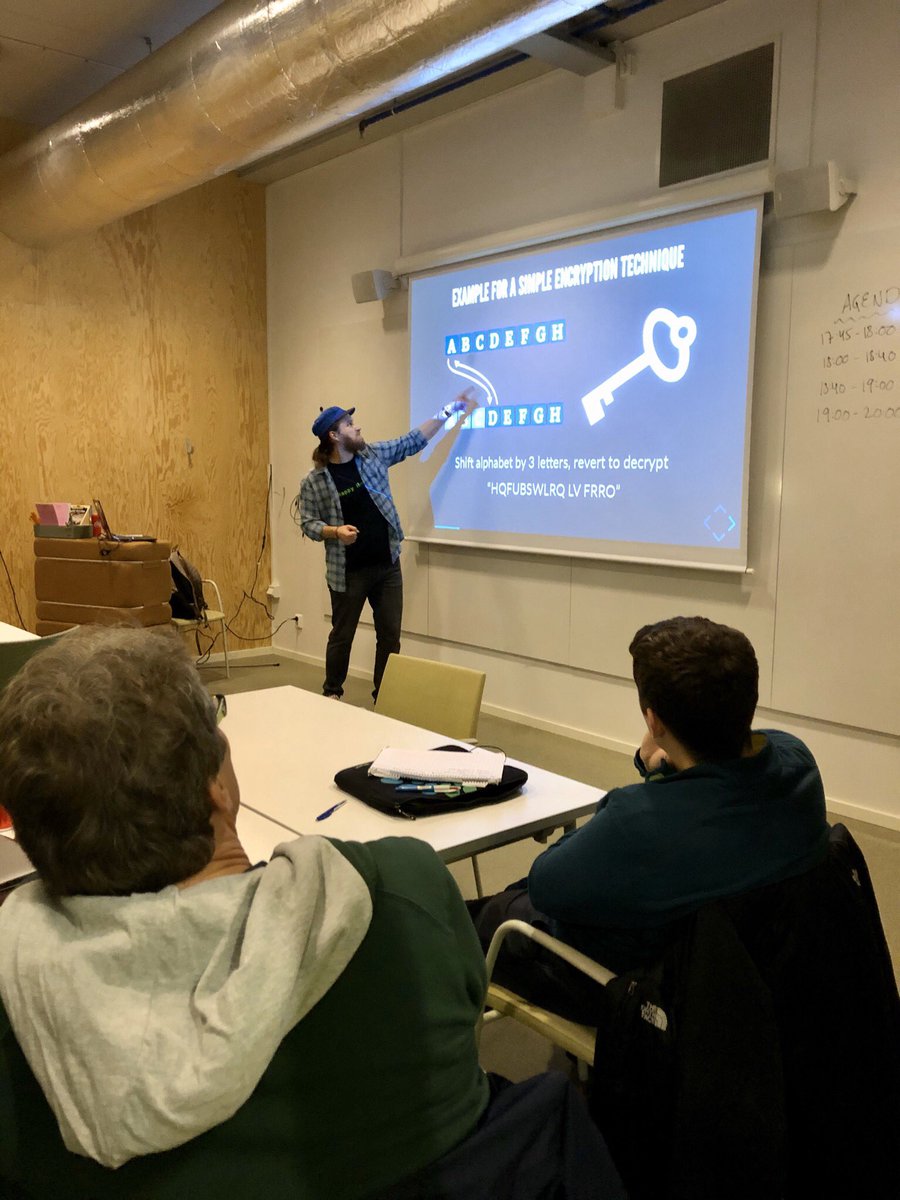 DianaSelck's tweet photo. At today‘s workshop on cryptography with OpenPGP. Very accessible and beginner-friendly talk. Thanks to Hanno our speaker and @_FooCafe_ for hosting us! https://t.co/MRwMiLYtUk