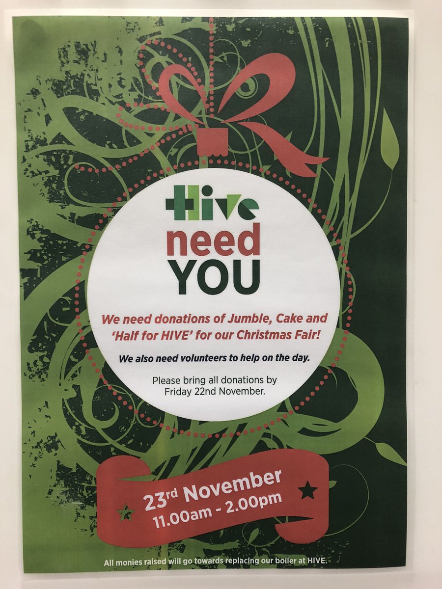 ihealthE1's tweet photo. Brilliant evening at the Hive management committee tonight lots of positive planning for the future of Hive! It’s the Christmas Fair on Saturday - come along!@Hive_Bradford @bdcft @BDCFT_AHPs @lorna_ot #colaborativeworking https://t.co/1PqxESTLlR