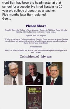 #Epstein #DonaldBarr #OpDeathEaters
