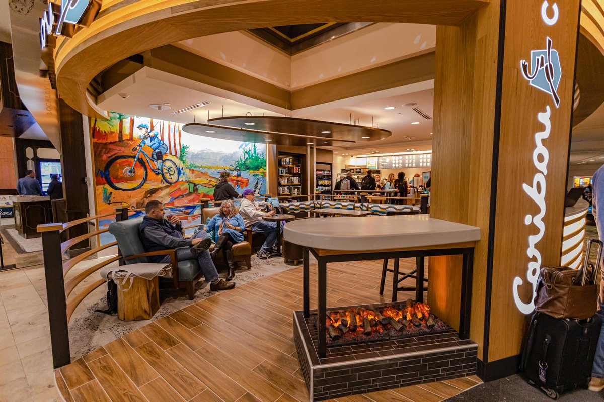 The best time to get coffee is now! <a href="/cariboucoffee/">Caribou Coffee</a> just opened their newest location at the north end of Terminal 1's main mall just in time for you to pick up your Fa La Latte this holiday season.