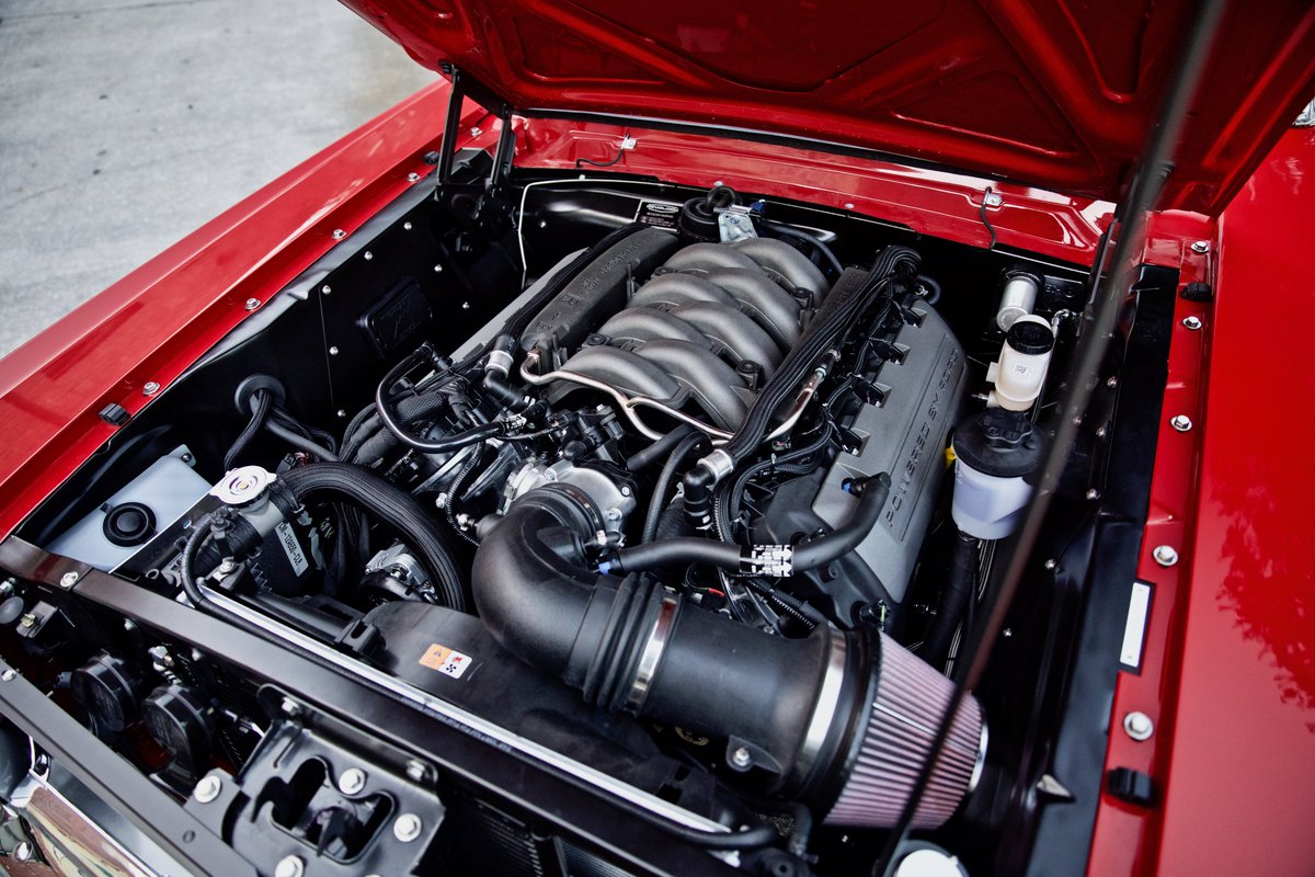 RevologyCars's tweet image. Latest deliveries - This is car #47, the #Revology 1966 #MustangGTConvertible in #CandyAppleRed, with a #red interior. Nothing more #American than a red #Mustang convertible…Stay tuned for more photos!