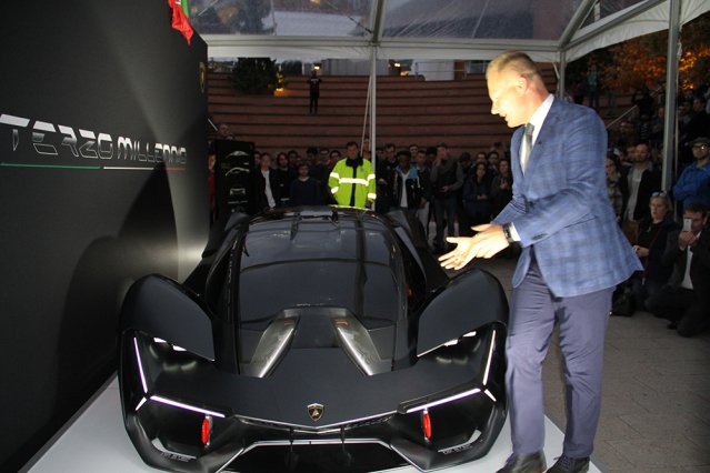 MIT's tweet photo. MIT and @Lamborghini pave the way for the electric supercar of the future  https://t.co/cYlO1xY2Hh https://t.co/7LDHgo105F