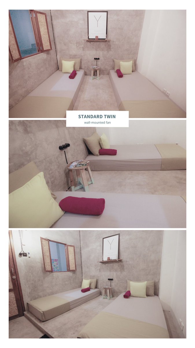 SanteCommune's tweet photo. Our rooms:
Female Dormitory - AC
Male Dormitory - AC
Deluxe Room - AC
Standard Room - Fan
Standard Twin Room - Fan

Info &amp; booking: https://t.co/KsNmbJb6jg https://t.co/Kd8CNpca9J