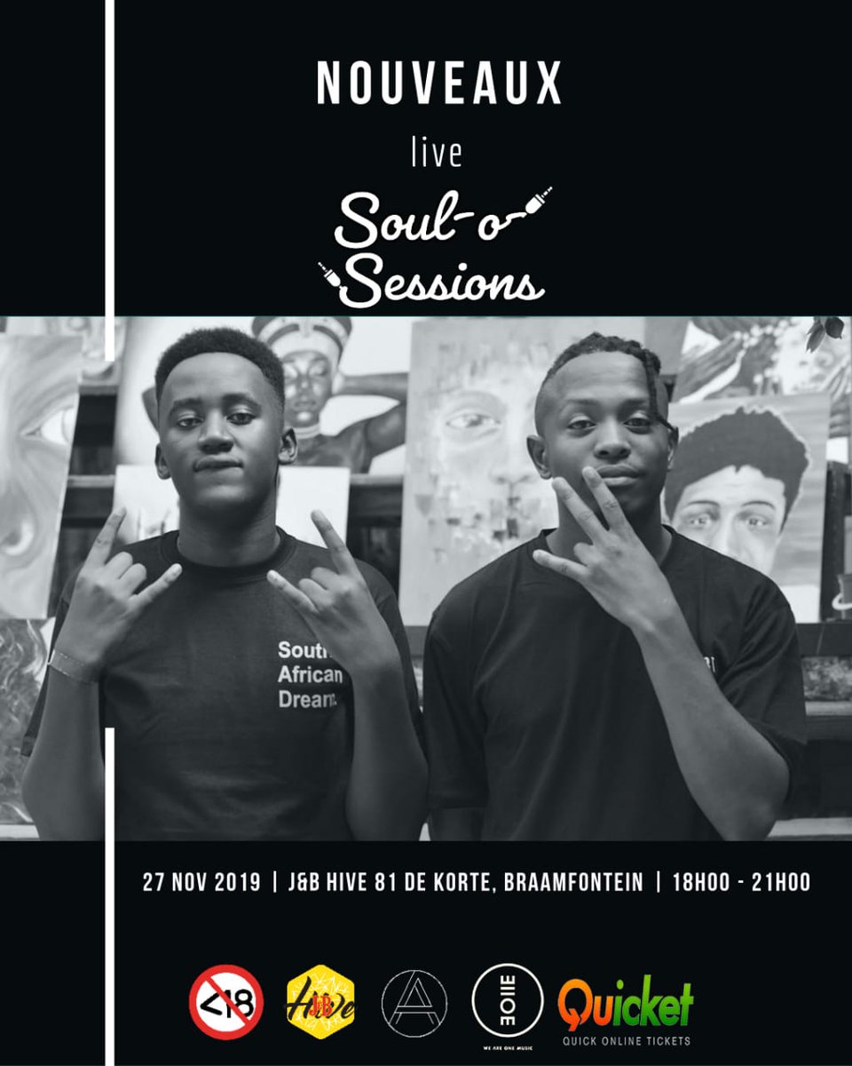 soulosessions's tweet photo. The last Soul-O-Session of the year is a special one, we have 3 live acts and the amazing duo on the decks. 

The Soul-O-Revolution. 

27 November | @hivejoburg | #sosessions 

RSVP for entry: https://t.co/d7umSkECSZ https://t.co/8Qpo8pJheT
