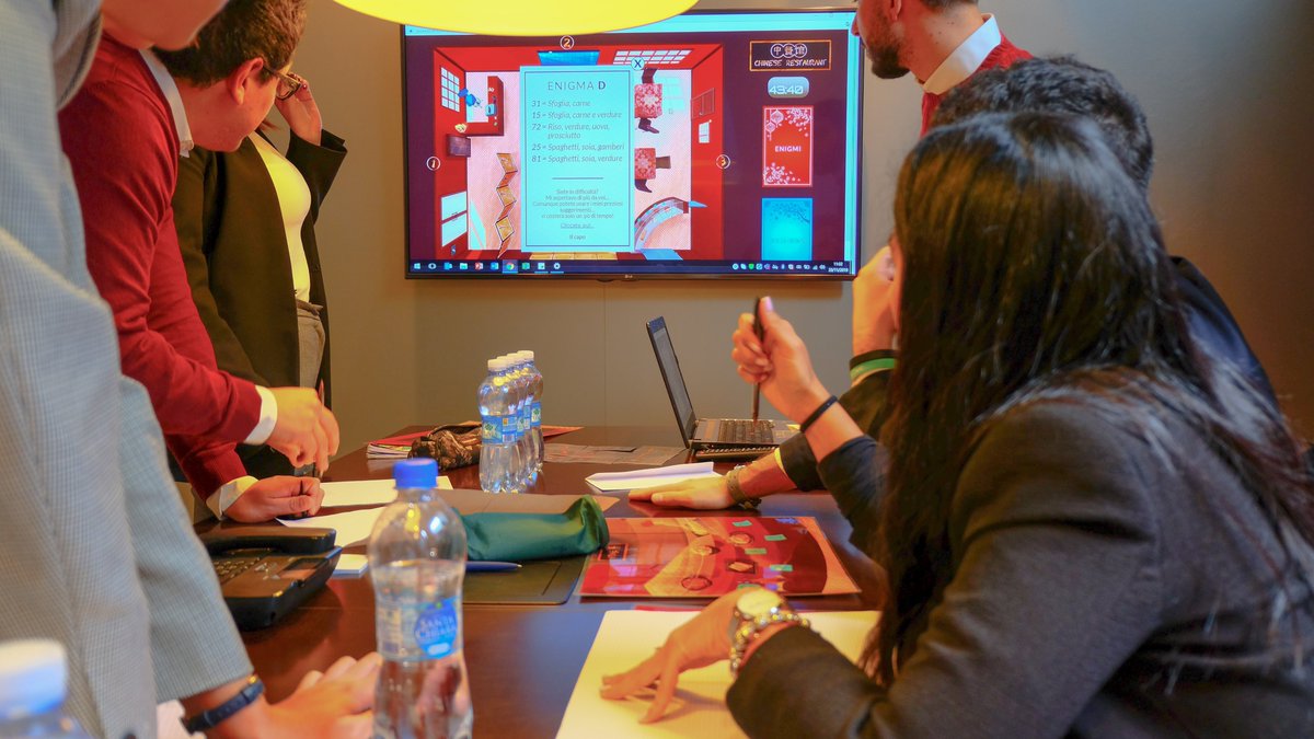 AN UNCONVENTIONAL CHALLENGE
A group of graduates took part of the #VisionAir Competition, in which the challenge was escaping from a virtual labyrinth solving enigmas while using intuition, logic and team building.

Good luck everyone!😉

#Elica #Elicarianuova