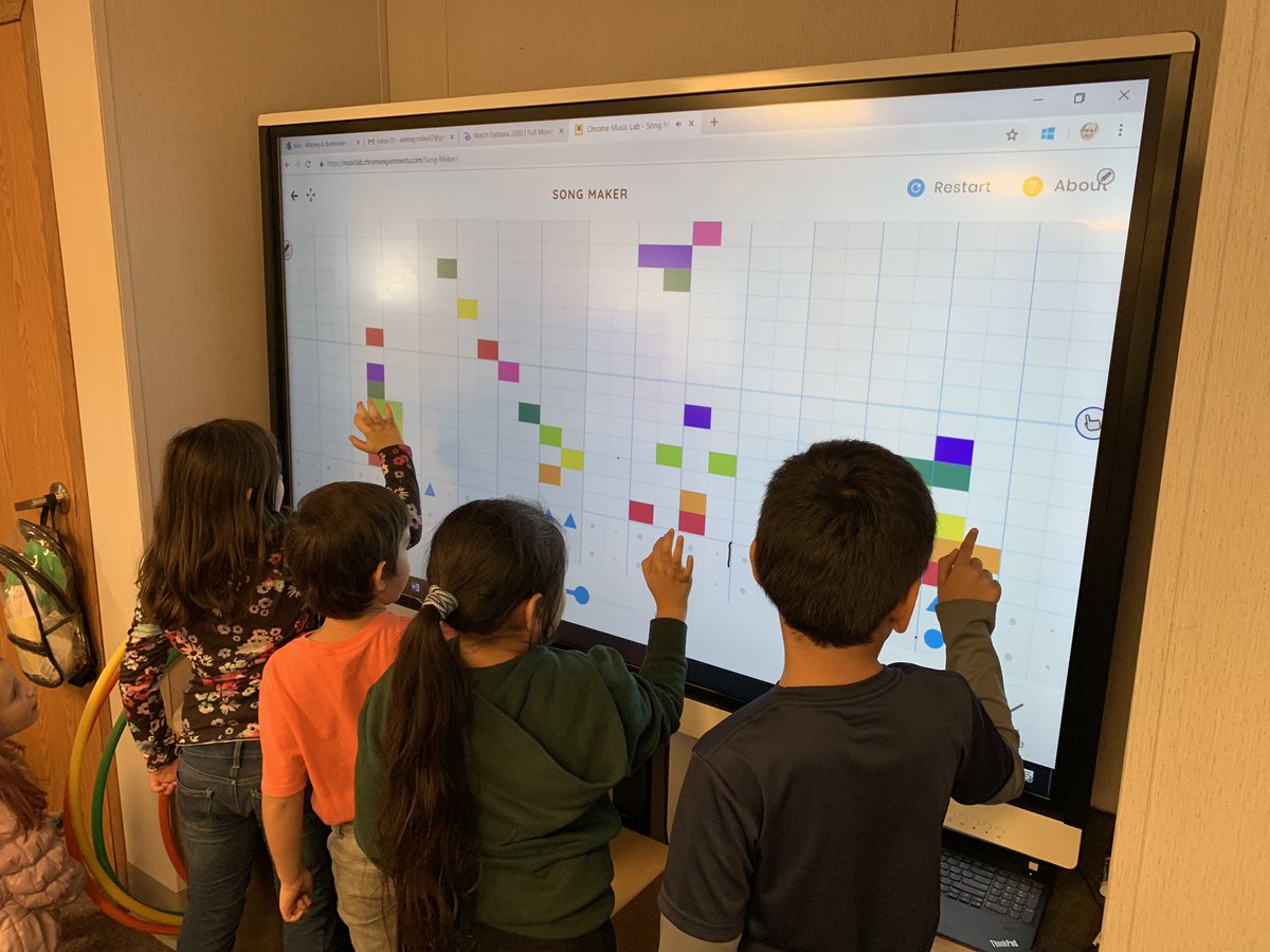 Burkholder_OCES's tweet photo. Hey @Google thanks for making the #chromelab so @MrsStoutin2nd class could collaborate and do a little composing! @OccoquanES #o_braves #music #secondgrade #composition https://t.co/Ps5TWJxLZ5