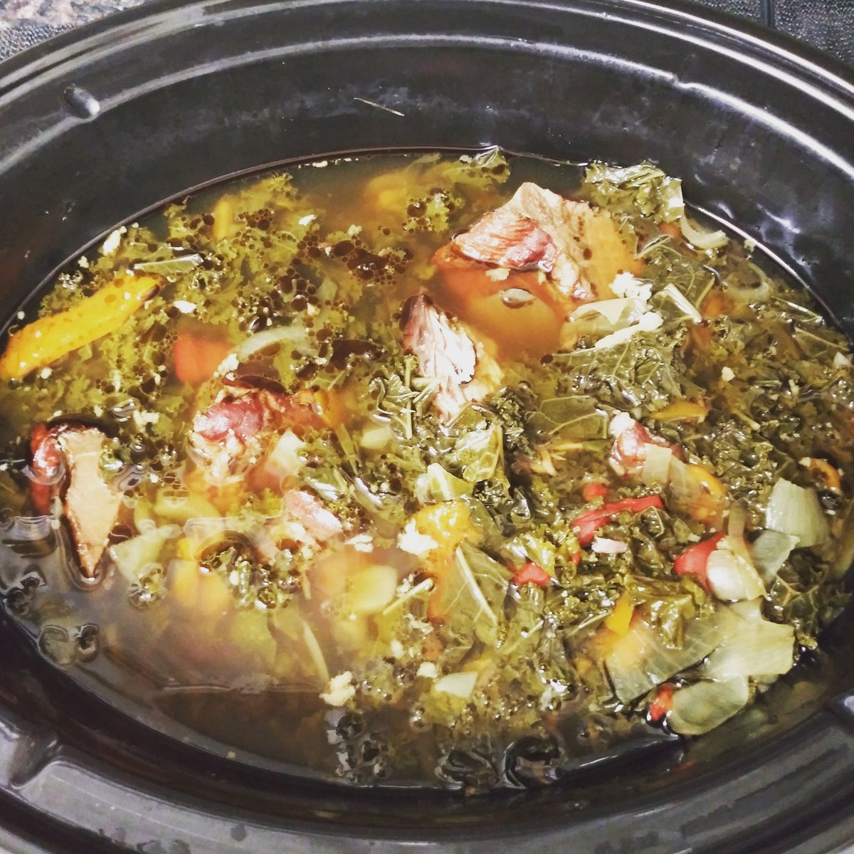 RedboneDel's tweet image. Greens almost done