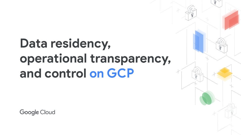 GoogleCloudTech's tweet photo. Confidently build mission critical workloads on Google Cloud by: 
- Configuring where your data is stored &amp; where users can access it from
- Controlling where your encryption keys are stored
- Controlling administrators’ access to your data
Learn more → https://t.co/GLJ8TghAGy https://t.co/zXESnmMr1F