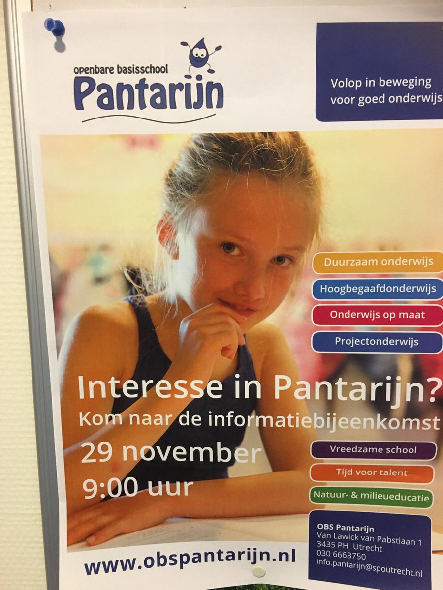 Bent u opzoek naar een goede kwalitatieve school die ook leuk is? Kom dan naar onze info bijeenkomst 29 nov 9 uur