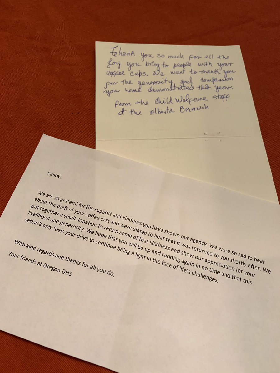 One year ago today <a href="/OregonDHSCW/">OregonDHS CW</a> sent me this after my business was stolen from me. The love I received from these two offices had me in tears. #beintentional #embraceoregon #loveoregondhs @Embrace_Oregon
