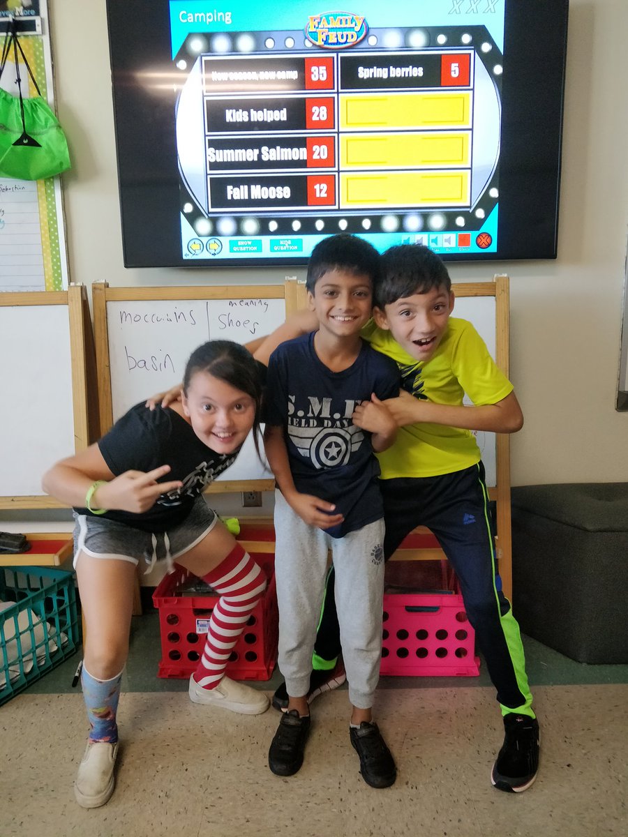 joelholtry's tweet image. We played Family Feud to review the key details we learned about The Old and New Lives of Athabascans. Javi, Shrainik and Chloe came in first by eight points! Way to go! #ttwsmes #engagementmadeeasy @herdof3rdSMES @SandersSMES