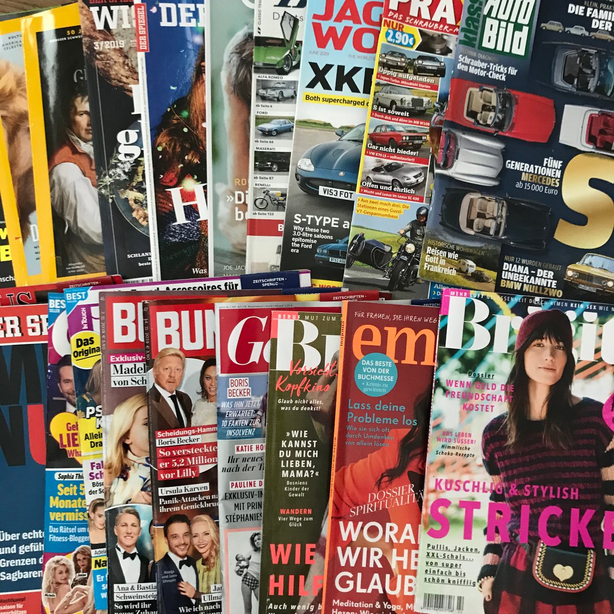 Zum Wochenstart ging eine bunte Zeitschriftenmischung an eine Einrichtung des Jugendhilfe e.V. zum Weiterlesen statt in die Tonne. Gesamtneuwert > 100 € 💚#sharingiscaring #bildung #spende #sozial #lokal #nachhaltig #hamburg  [Werbung wg Markennamen | unpaid &amp; no affiliation]