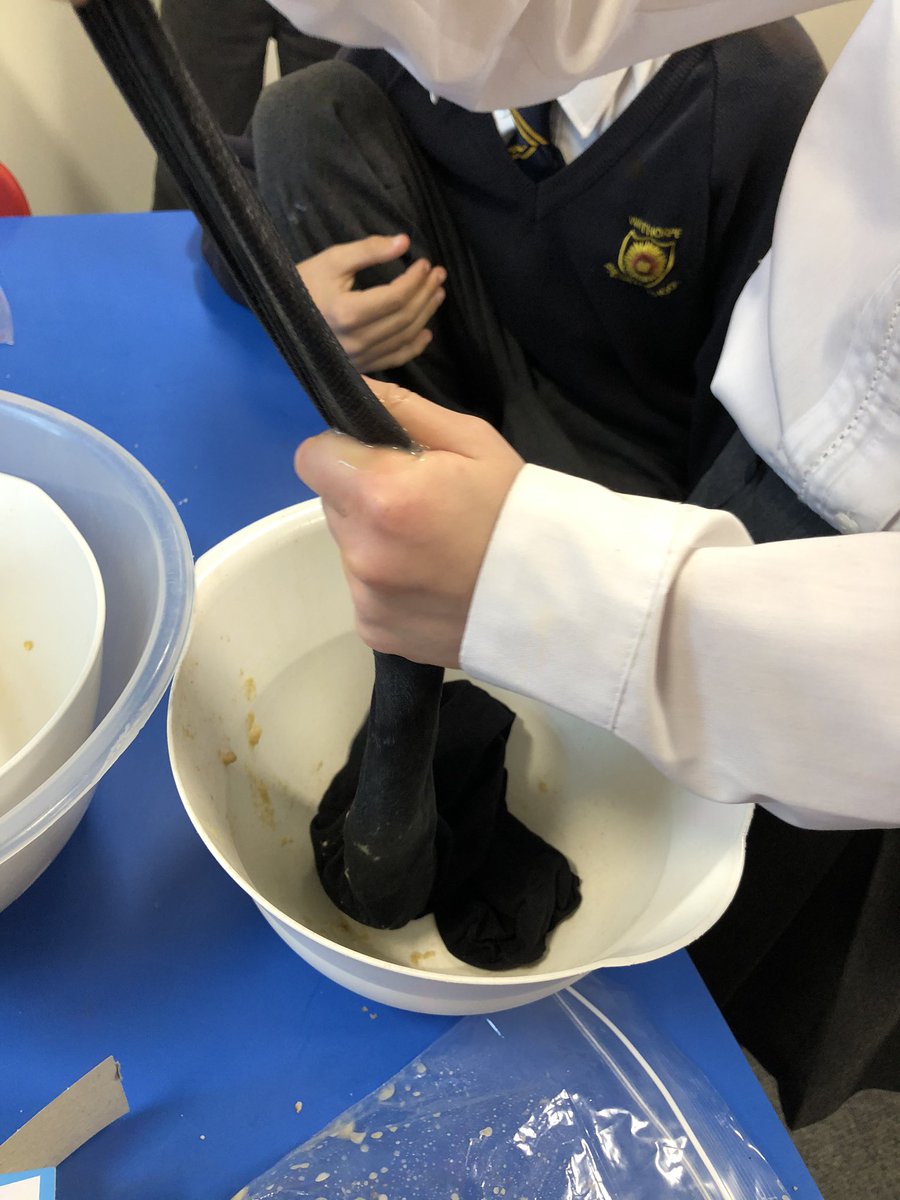 WinthorpeClass3's tweet image. Yesterday we made our very own models of the digestive system using tights!  #science #practicalwork