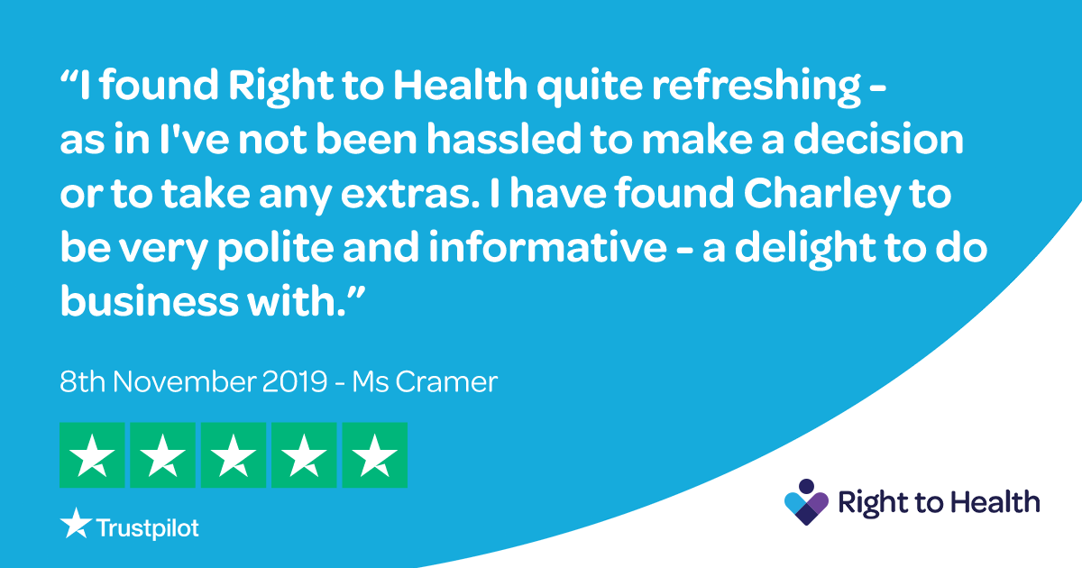 RightToHealthUK's tweet photo. 🙏😍 Thank you so much for taking the time to leave us such a nice review! We love hearing how we've helped ❤ 😊 BTW - Charley is always delightful! Great job C. https://t.co/6WV97I3THi