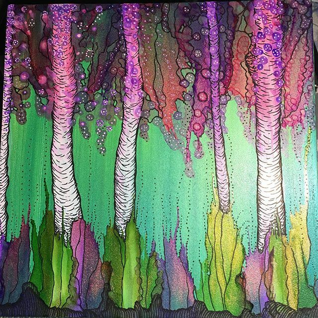 Buggys_Art's tweet photo. Something new

#wip #mixedmediapainting #birchtrees #buggysart #gananoque #1000islands https://t.co/WVqKYW2pCw