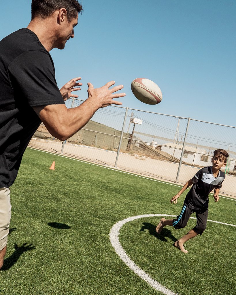 Louis Vuitton on X: #MakeAPromise with @DanCarter for #WorldChildrensDay  The New Zealand rugby player spent time at a Makani Center of a Jordan  refugee camp as part of #LouisVuitton's partnership with @UNICEF.