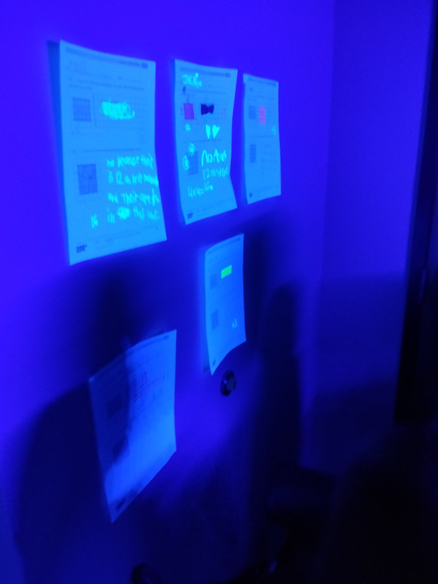 joelholtry's tweet image. We finished our @eureka_math exit tickets in highlighter. Then we created Area Art with @lizandjerm&apos;s black lights! @SandersSMES @herdof3rdSMES #ttwsmes