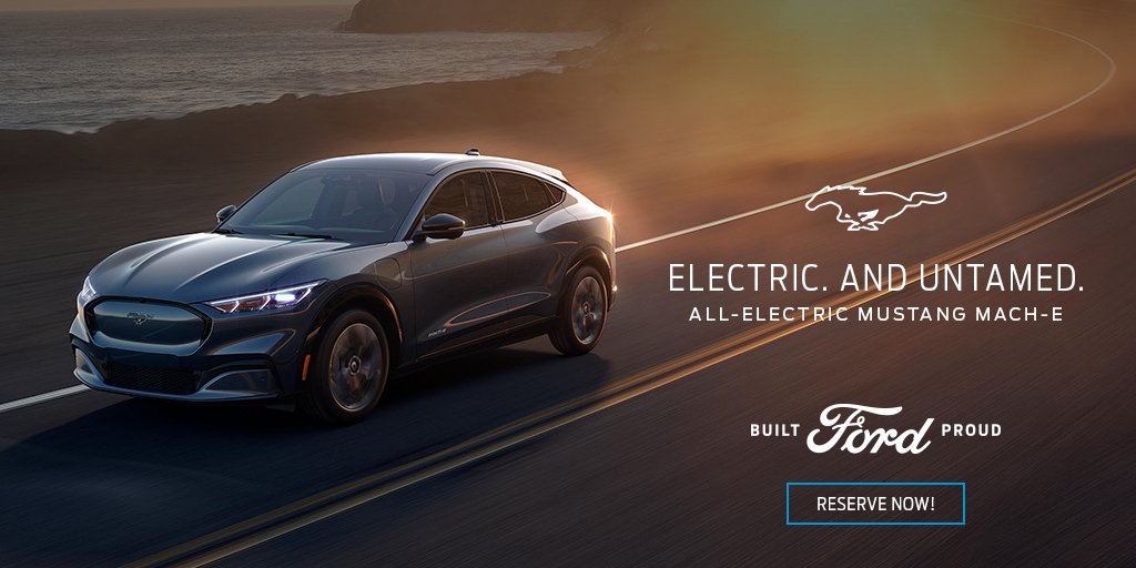 The All-Electric Mustang MACH-E is coming!! Reserve yours today by calling (319) 337-4600.