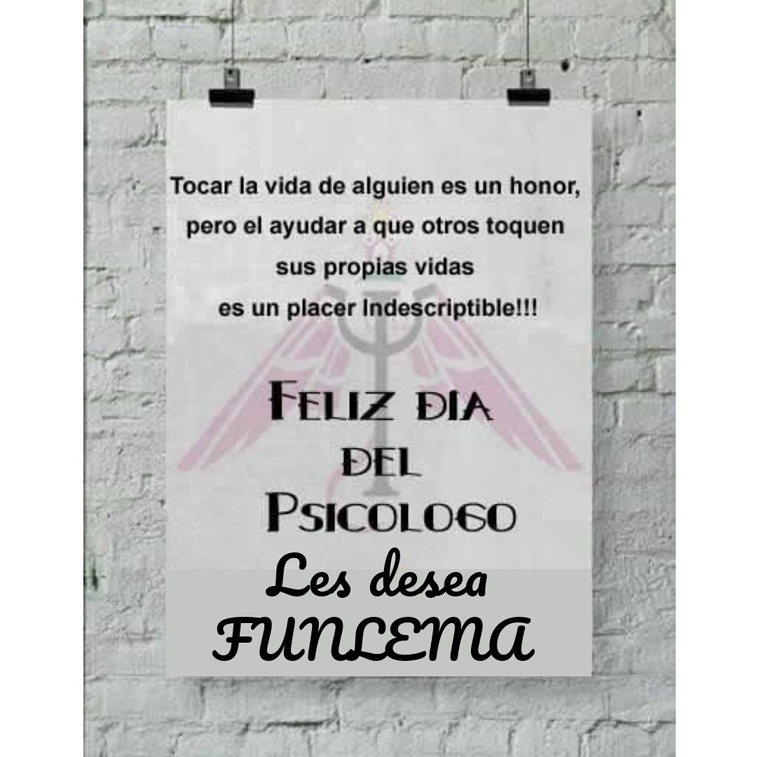 FunlemaOficial's tweet photo. Feliz Día a los profesionales que hacen parte de la fundación Levantemos El Mañana.
#psicologos #felizdia #graciasportodo #diadelpsicologo https://t.co/DUd4vmHAkH