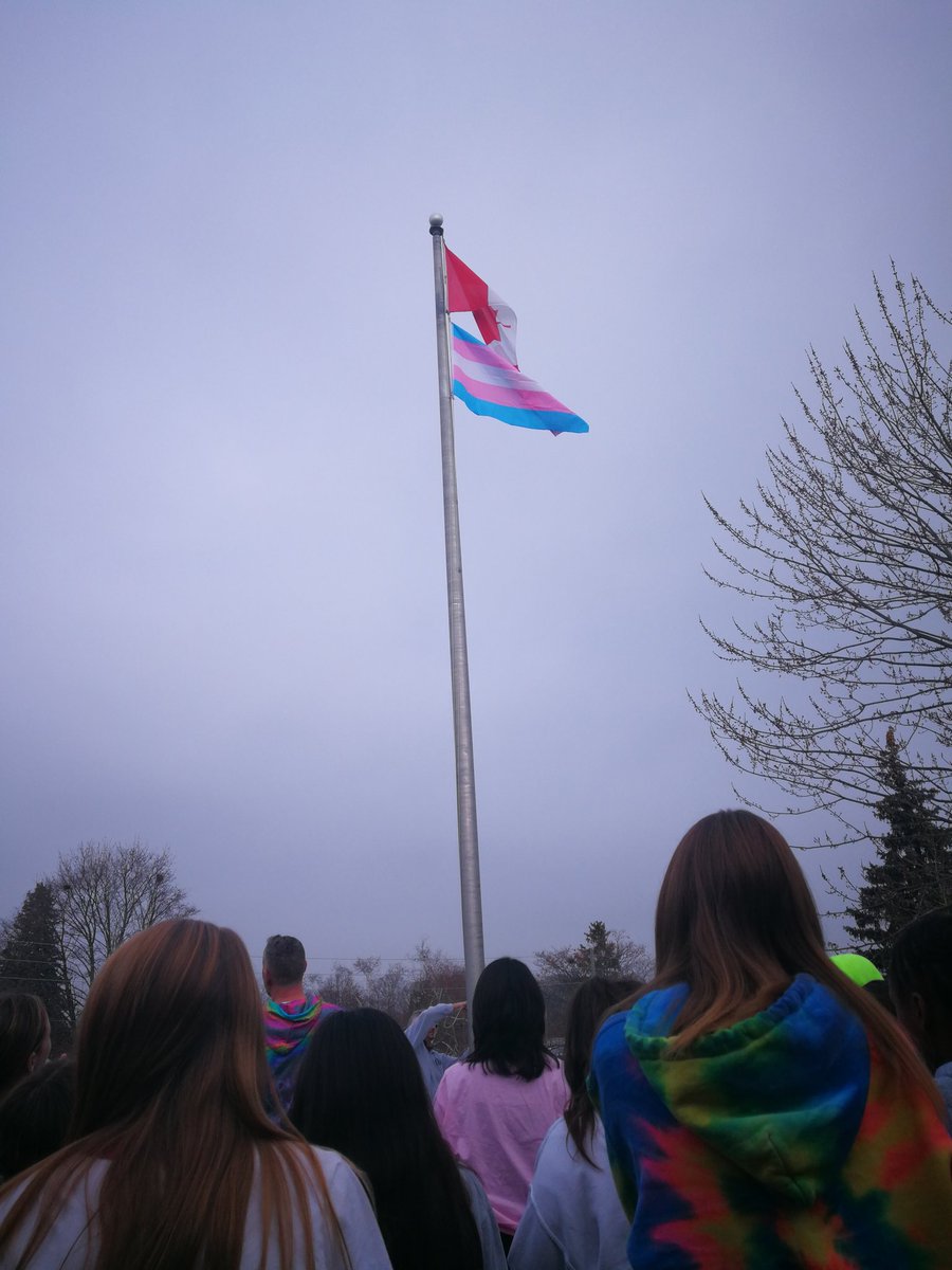 Hercia1441's tweet photo. Raising the flag for Transgender Day of Remembrance at #Coronationlearners. It's an honour to be at such a safe and accepting place. https://t.co/Wm3o6PI0Dm