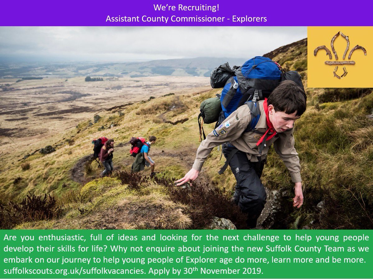 Exciting times in Suffolk Scouts! 

suffolkscouts.org.uk/contact/volunt…