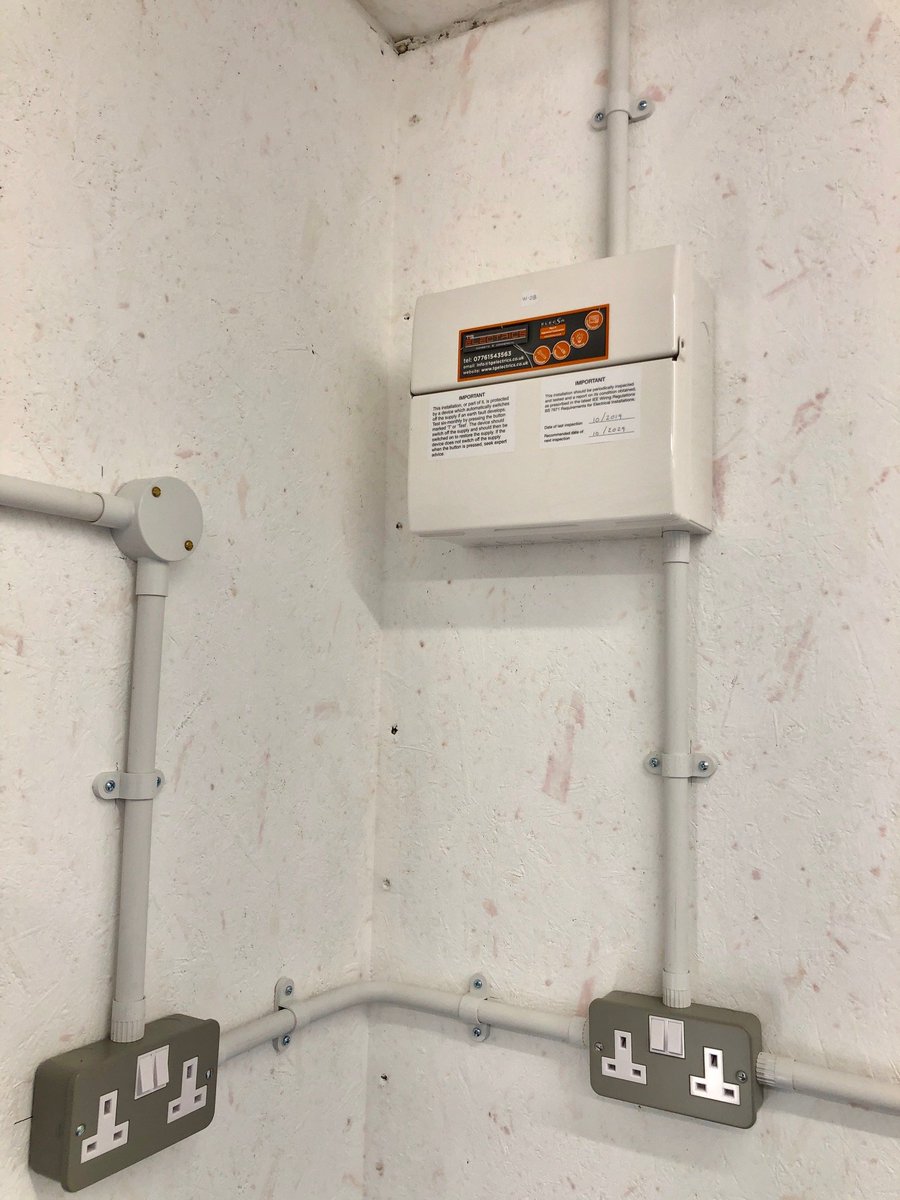 TGElectrics's tweet photo. A fun project to install a supply up the garden to a custom built workshop. Includes power and lighting to customer specification, call us today to enquire about how we can provide these and similar services to your own home project! #electrician #TunbridgeWells https://t.co/0UfAfDA8UW