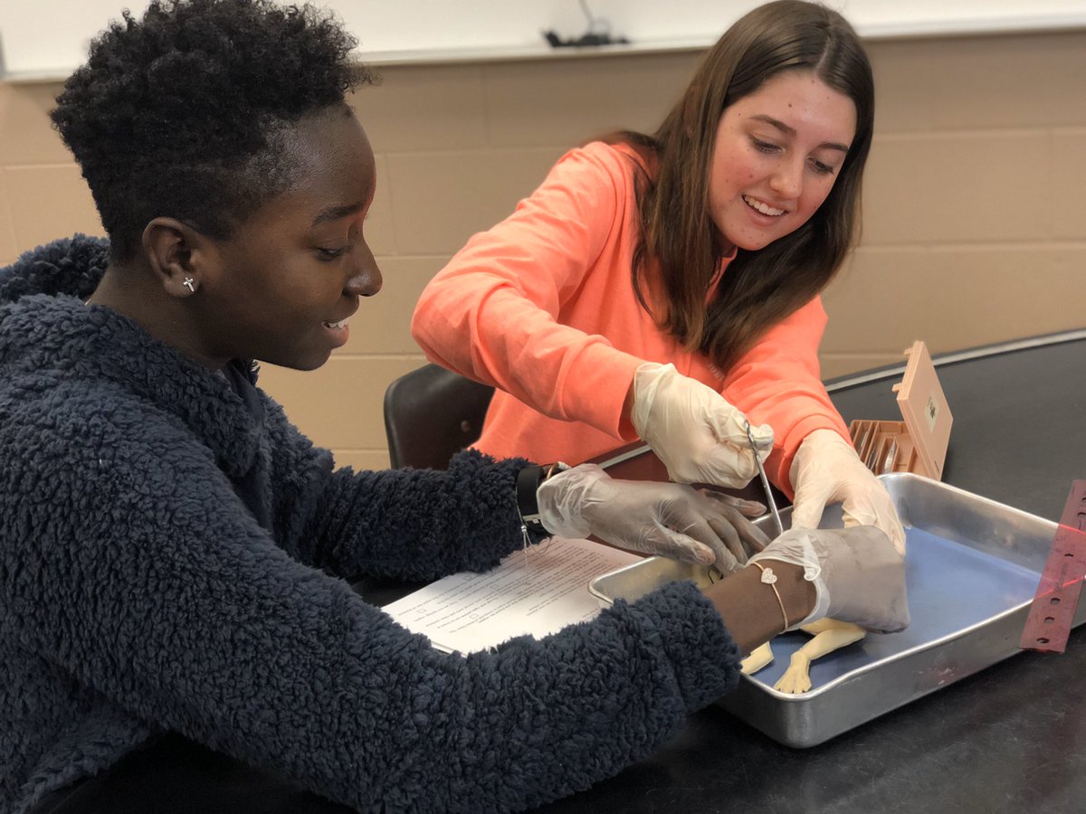 We are so excited to have partnered with @Syndaver so that our #Mustangs could be the first students in the world to dissect synthetic frogs 🐸! #DissectionAwaits #ScienceAwaits #LearningAwaits #Excellence #HighSchoolExperience
