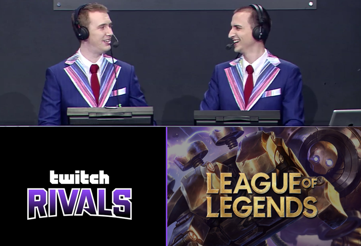 THE RAINBROS ARE BACK! 

Casting some <a href="/LeagueOfLegends/">League of Legends</a> with <a href="/MonteCristo/">MonteCristo</a> for Twitch Rivals Nov 22nd, 25th, and 26th! More info here: smash.gg/tournament/twi…