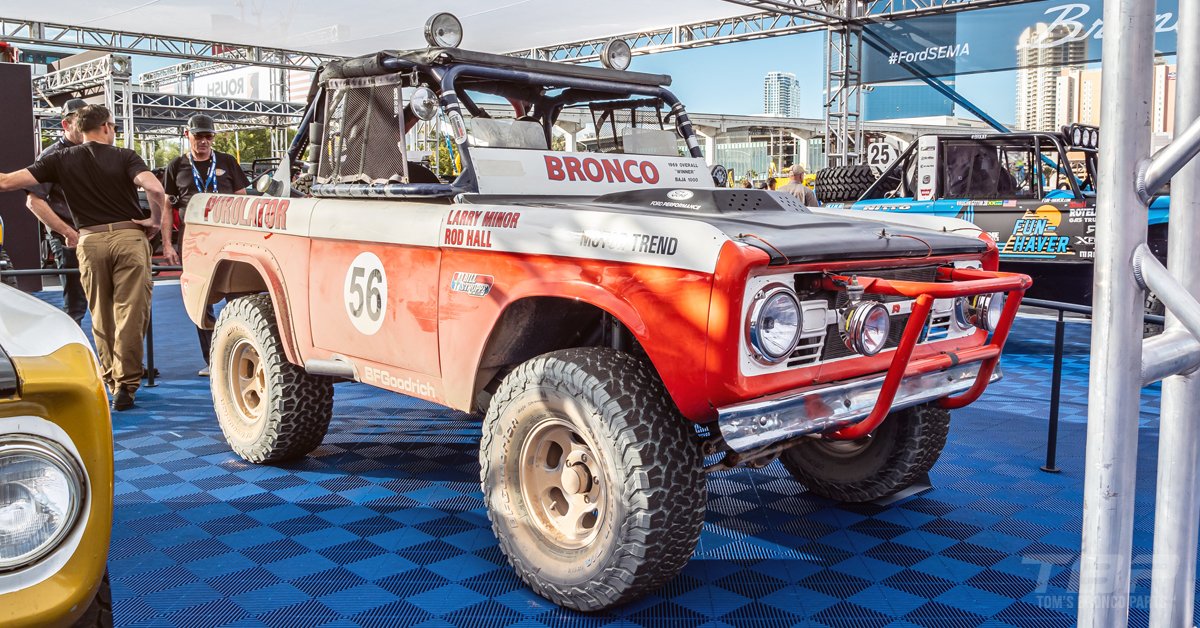 tomsoffroad76's tweet photo. The Stroppe Bronco Baja racer driven by Larry Minor and Rod Hall. 1969 Overall Winner of the Baja 1000.
#tbp #tomsbroncoparts #broncolife #earlyford #broncobajaracer #horsepower #custombuild #broncosofinstagram #truckswithoutlimits #billstroppe #larryminor #rodhall #motortrend https://t.co/ZTs4f5mmxm