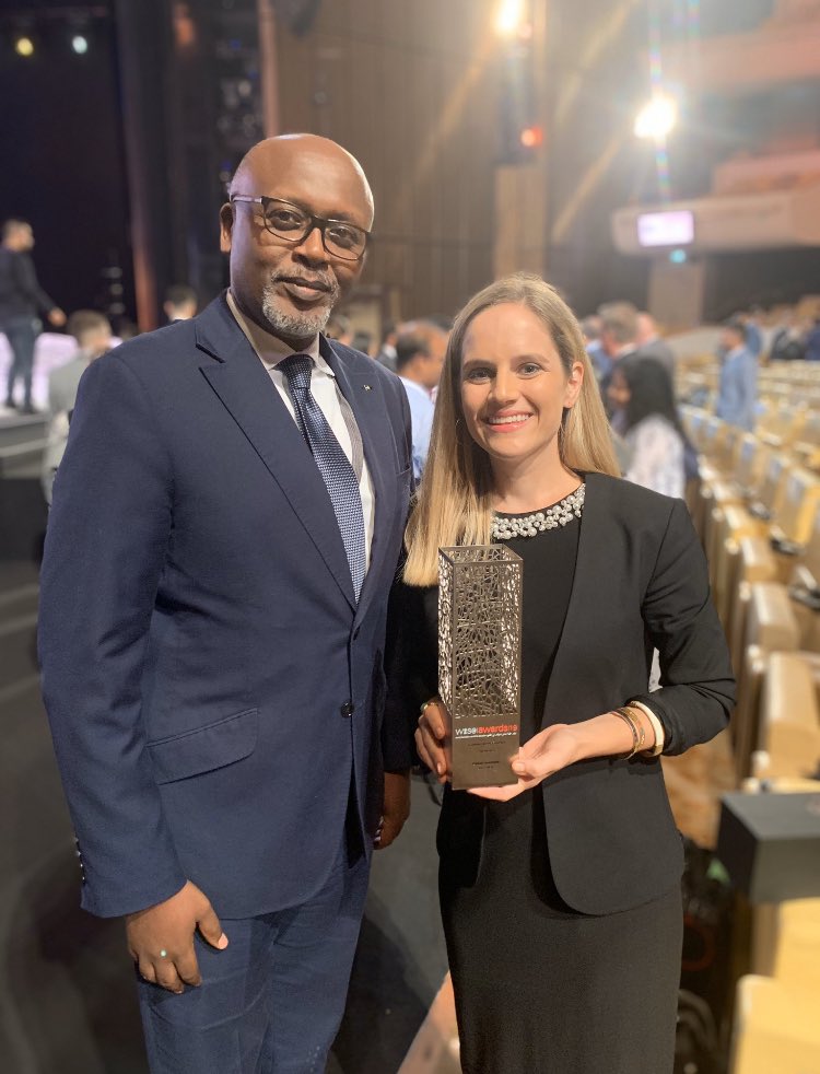🌟@DavisCollegeEdu @AkilahInstitute joins over 2,000 educators, influential experts, business and government leaders in Doha, #Qatar representing #Rwanda🇷🇼 as one of the @WISE_Tweets  award winners. @EDearbornH @FNimfura #WISE19 #WISETurns10 #WISEPrize