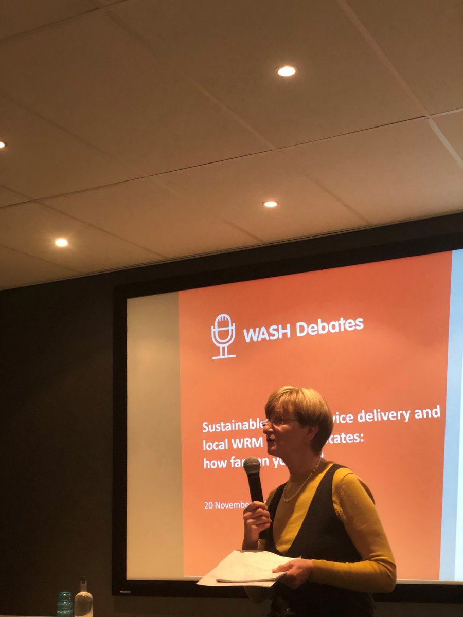 IRCWASH's tweet image. &quot;However weak a government is, there is always a system in place. It is important to understand this and work around and with it.&quot; - Joke Baak of @MinBZ shares her reflections during the @IRCWASH #WASHdebate on #Fragilestates