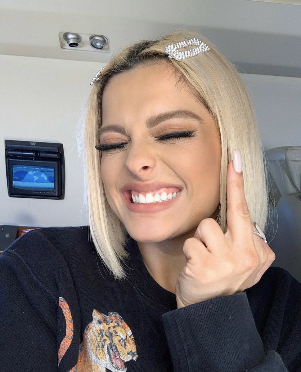 Bebe Rexha People Keep Saying Bebe You Need To Smile More Post More Pics Of You Smiling You Look So Emo Write Happy Songs Be Happy So Here Is My
