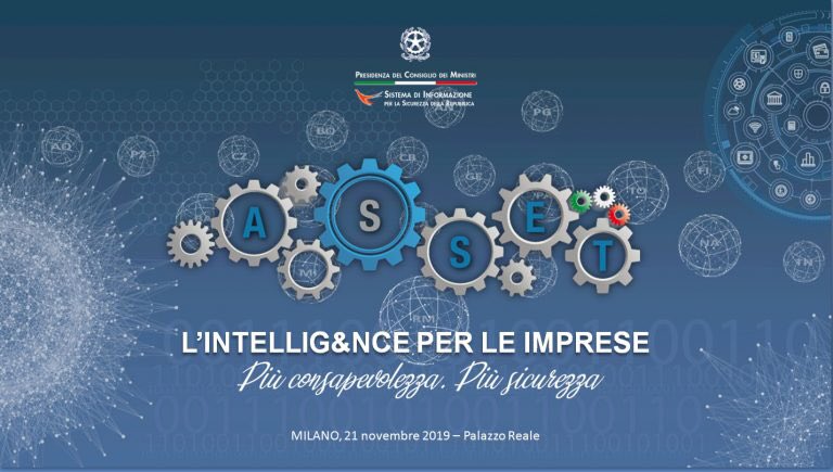 Domani parte da Milano la prima tappa di “ASSET”, il roadshow per le imprese promosso dal #Dis. Interverranno Conte, Sala,  Vecchione,  Baldoni, Valensise. Modera Masiello. 🕙 10.30 📍#PalazzoReale #CyberSecurity #SicurezzaEconomica #SicurezzaNazionale sicurezzanazionale.gov.it/sisr.nsf/archi…