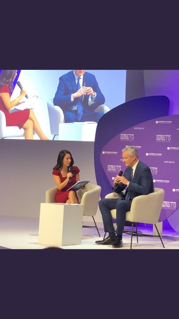 “How can we accept that in 2019, in a country like France, there is a 10% disparity between the wages of men and those of women?”                             #BrunoLeMaire #Women4Business #WFGM19 #genderequality