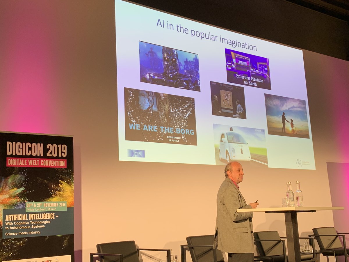 3 university semesters of IT in 30 min promised Prof. Lukowizc @DFKI, #DIGICON2019 - OK we will not get a degree but we’ve learned a lot about mathematical basis of #AI @GlobalComPR @digitaleweltmag #sciencemeetsindustry