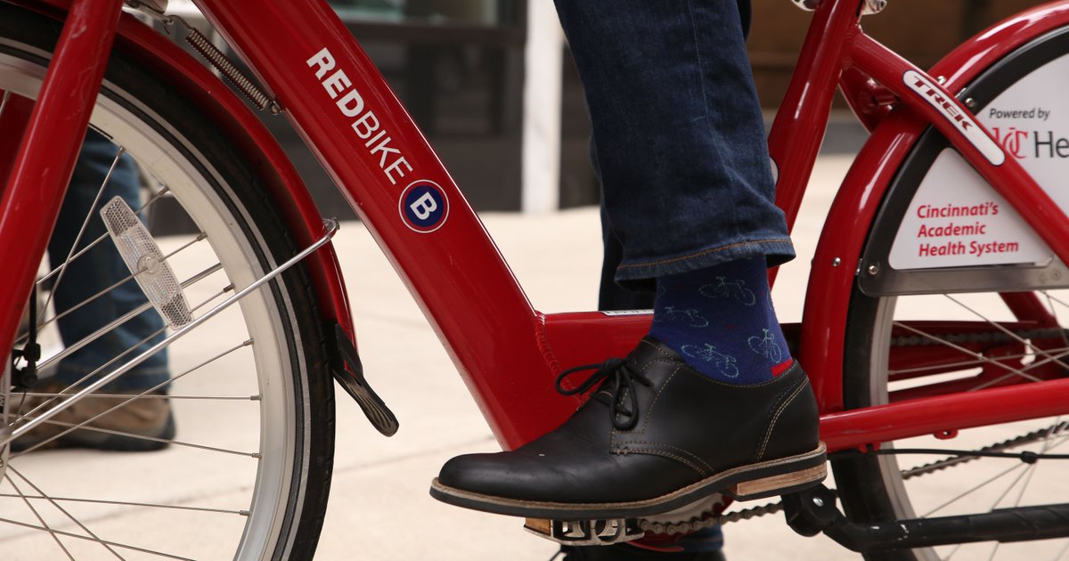 It's never a bad time to ride a #CincyRedBike