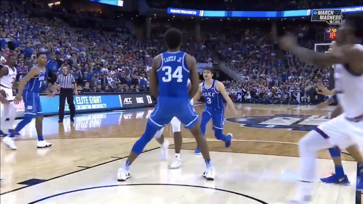 I’m telling my kids it was a charge and they beat Kansas