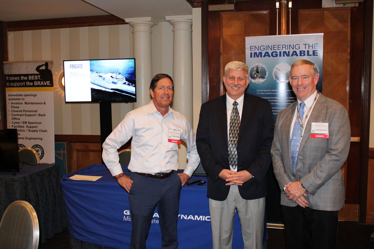 Thank you <a href="/GDMS/">General Dynamics Mission Systems</a> for being our #CombatSystems2019 reception sponsor last night.
#ASNE