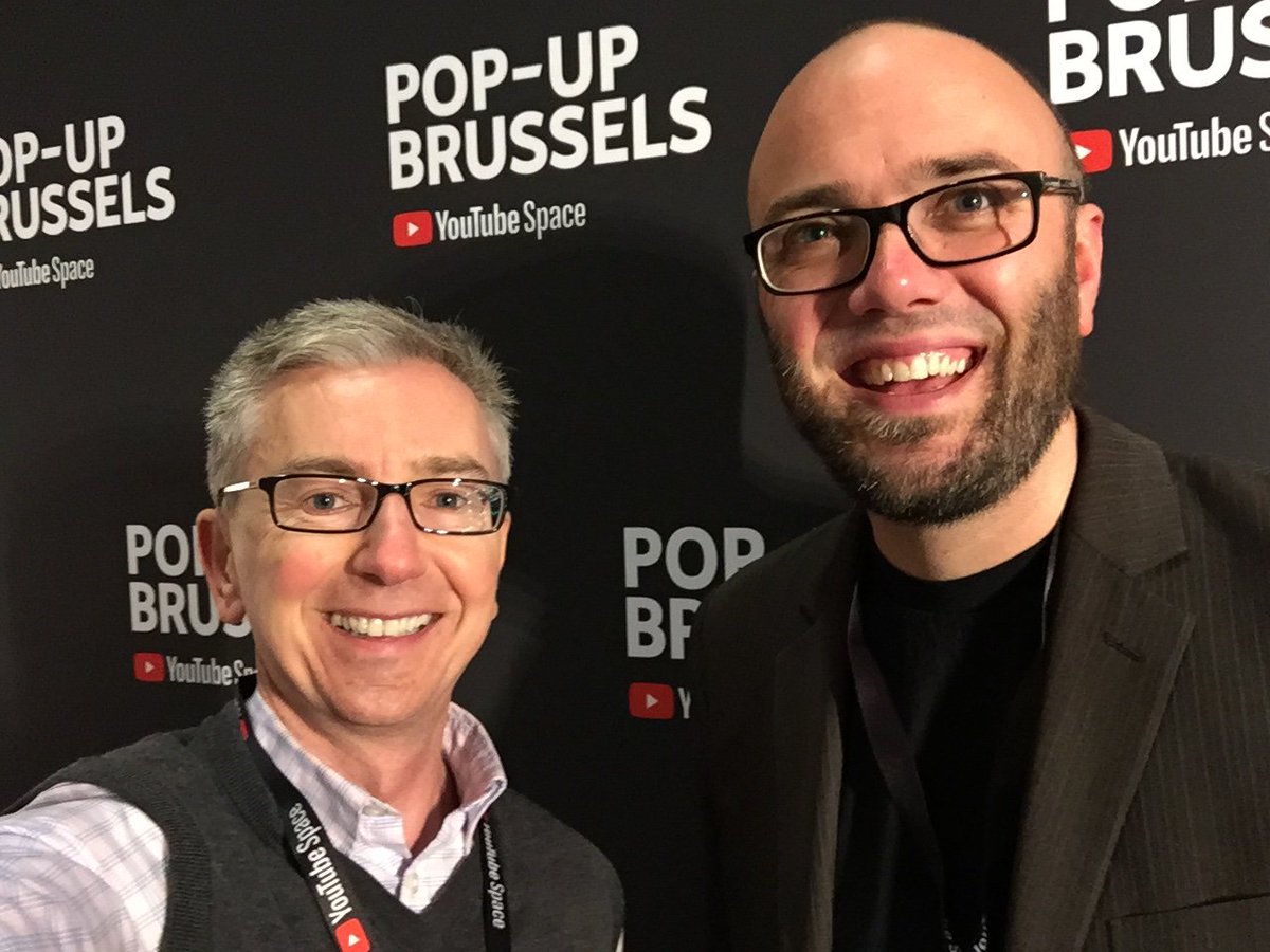 UKScienceguy's tweet image. Had a fantastic day at Brussels Youtube working with my friend Mr. Bruff @MrBruffEnglish