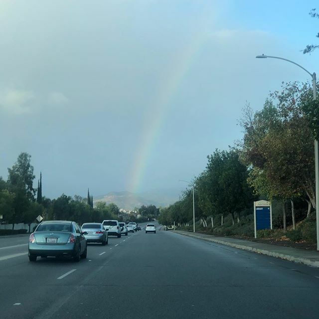 AprilSullivan's tweet image. Pretty little rainbow this morning 🌧🌈 ift.tt/2qvd8o9