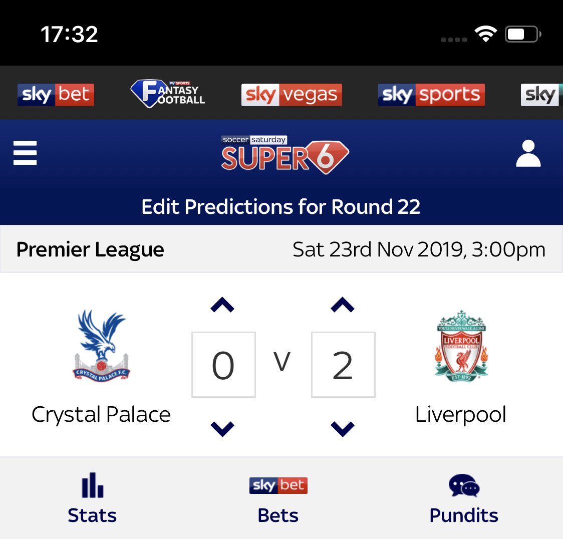 Podmore80's tweet photo. @Super6 0-2 #super6 #GoldenGame https://t.co/uv4jpMMKjG