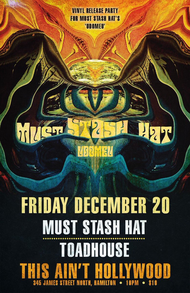 Just a month away! Wsg <a href="/Toadhouseband/">Toadhouse</a> <a href="/thesainttweets/">This Ain't Hollywood</a> facebook.com/events/4214361… #Hamilton #vinylrelease #recordrelease #livemusic #jambands