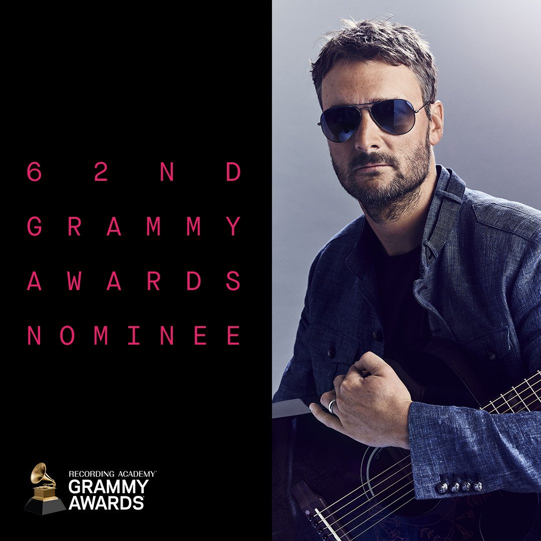 ericchurch's tweet photo. Eric has been nominated for best country album for Desperate Man and best country song for "Some Of It" at the 62nd @RecordingAcad GRAMMY awards! https://t.co/tU0c6gTYqD