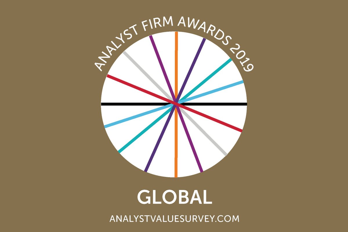 Congratulations to @ihsmarkittech  - Winner in SEVEN categories of the 2019 Analyst Firm Awards bit.ly/2019AFAresults #2019AFAs #ARchat