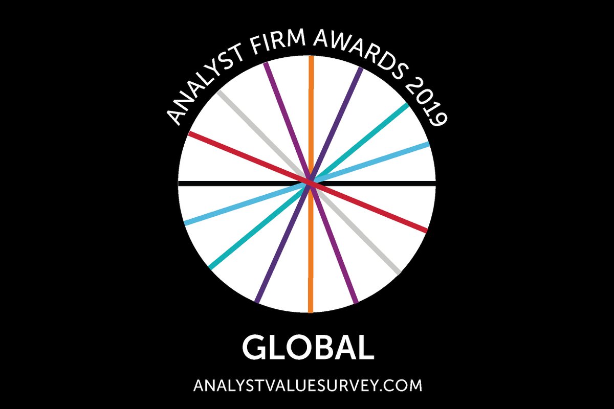 Congratulations to <a href="/NHInsight/">NelsonHall</a> - #NelsonHall is a Gold winner in five categories of the 2019 Analyst Firm Awards bit.ly/2019AFAresults #2019AFAs #ARchat